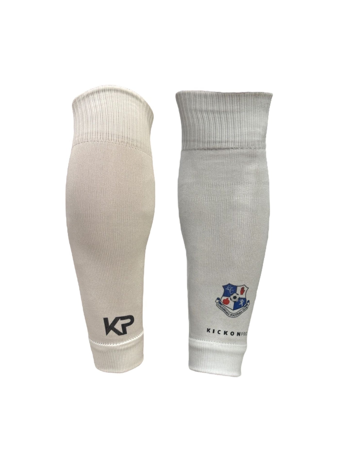 Personalised KickonPro Socks Sleeves For Athletes - White