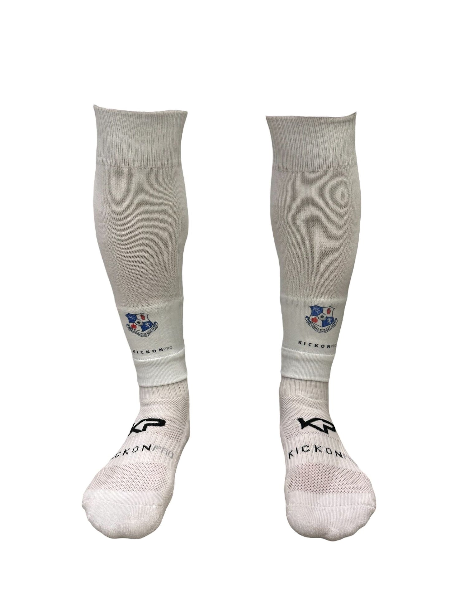 Personalised KickonPro Socks Sleeves For Athletes - White