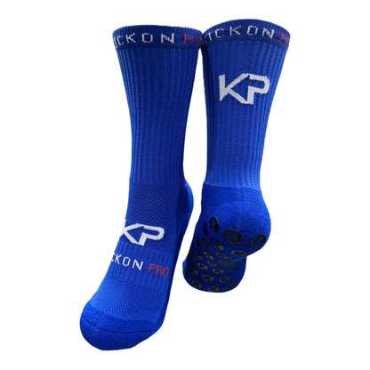 KickonPro Grip Socks For Athletes - Blue