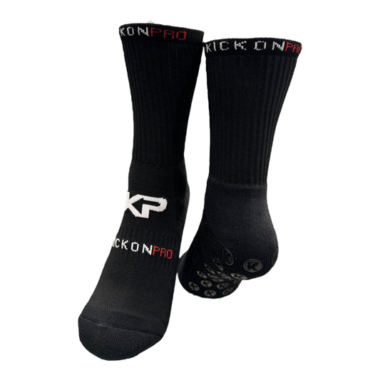 KickonPro Grip Socks For Athletes - Black