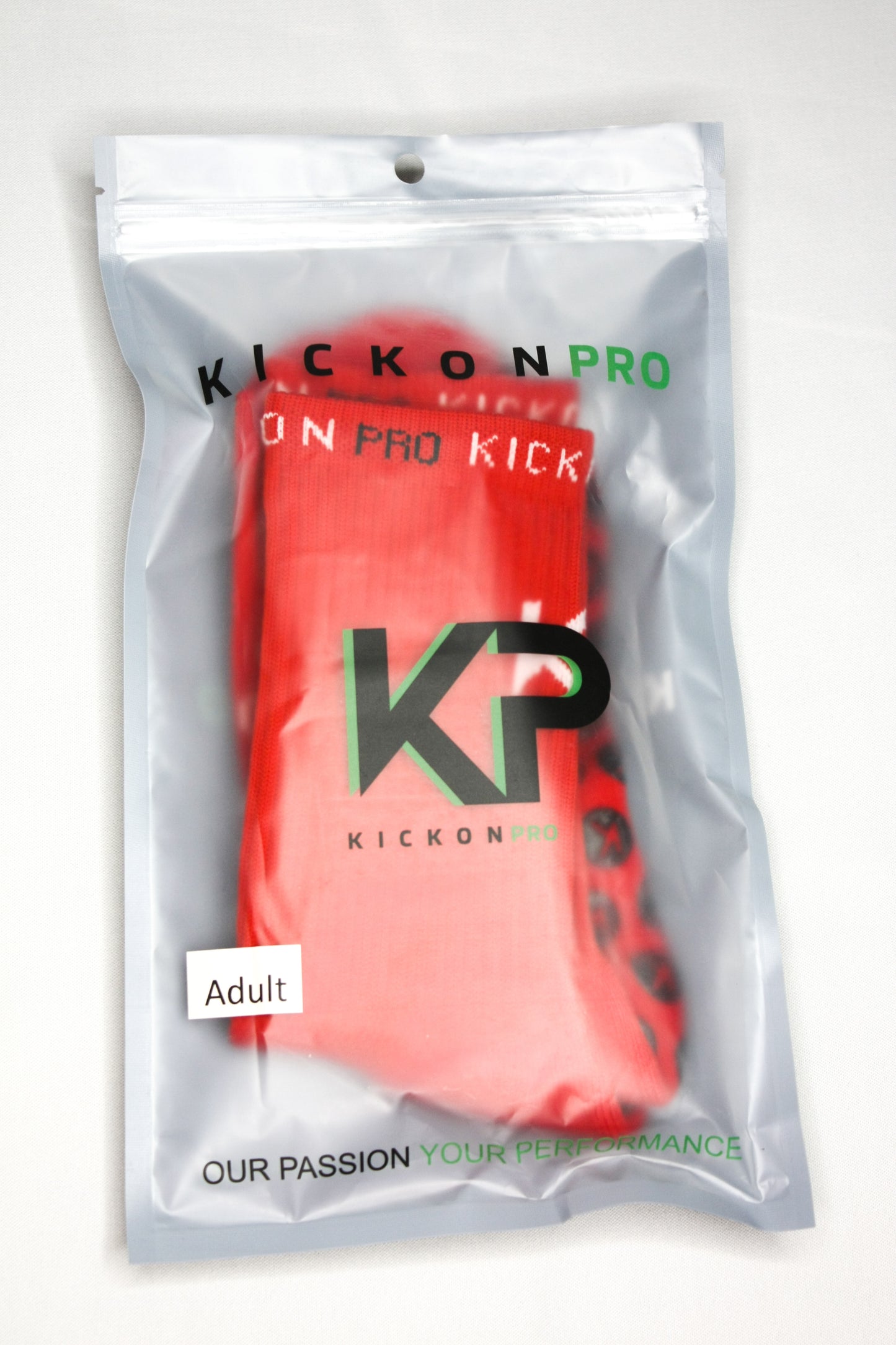 KickonPro Grip Socks For Athletes - Red